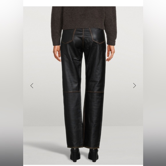 SAMSØE SAMSØE
Susanna Leather Trousers - Picture 3 of 7